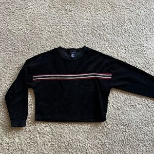 Black Sweater with Stripe
